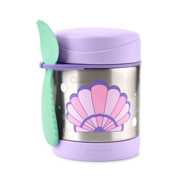Skip Hop Zoo Insulated Little Kid Food Jar - Seashell